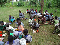 Feeding program for orphans and vulnerable children.